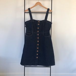 MADEWELL denim overall dress